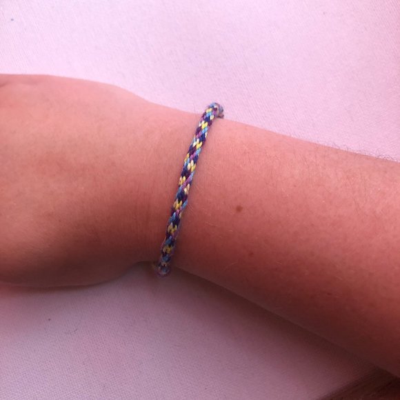 Moon mist Kumihimo friendship bracelet - Picture 1 of 3